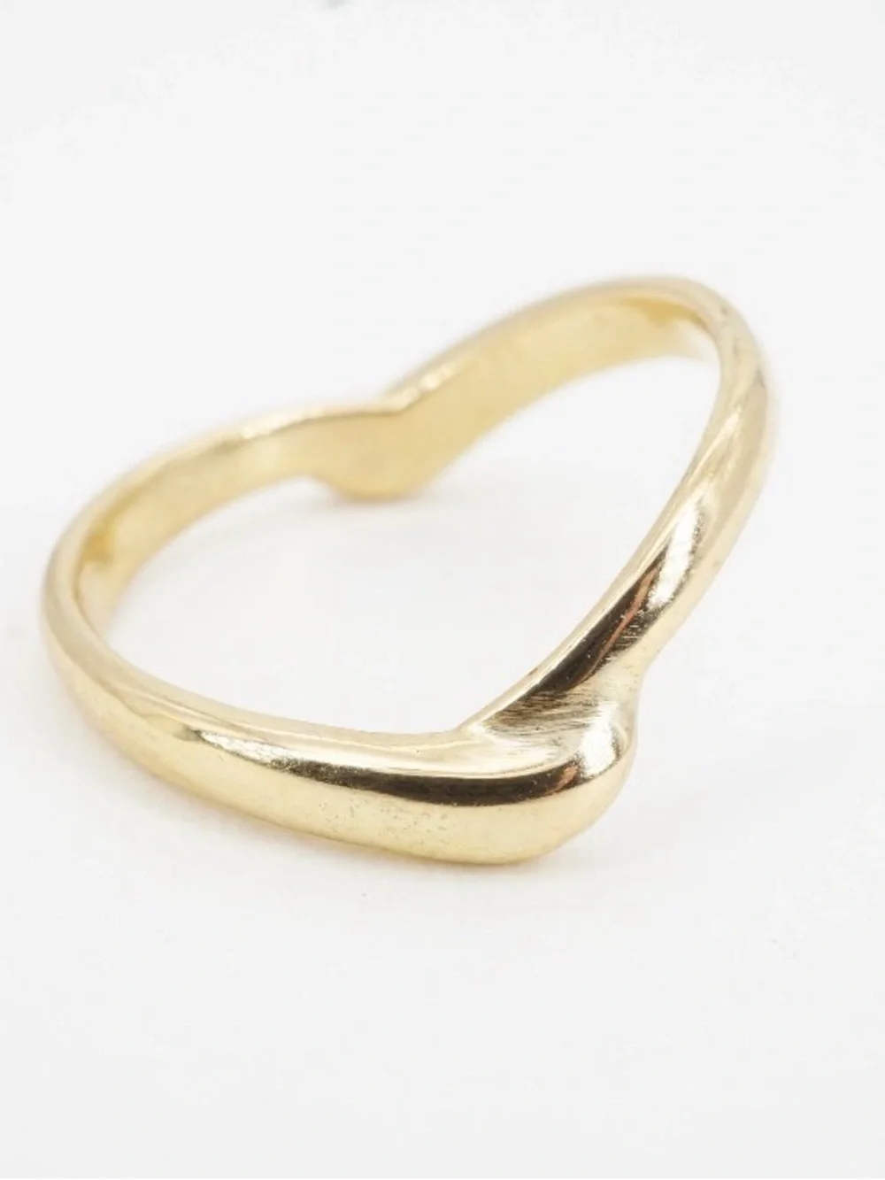 Antique Estate Tiffany & Co 18K Yellow Gold Twist Chevron Band Size 5.5